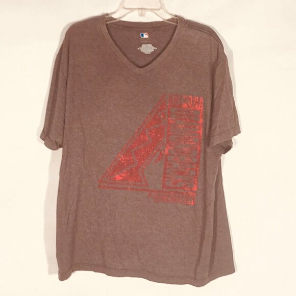 MLB Arizona Diamondbacks V-neck Baseball Tee - Picture 3 of 7